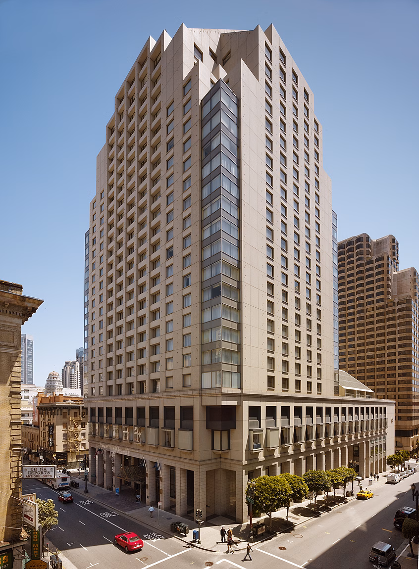 Exterior of a hotel building