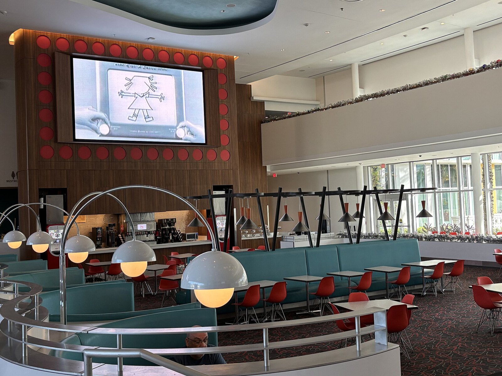 Bayliner Diner seating at Cabana Bay Beach Resort