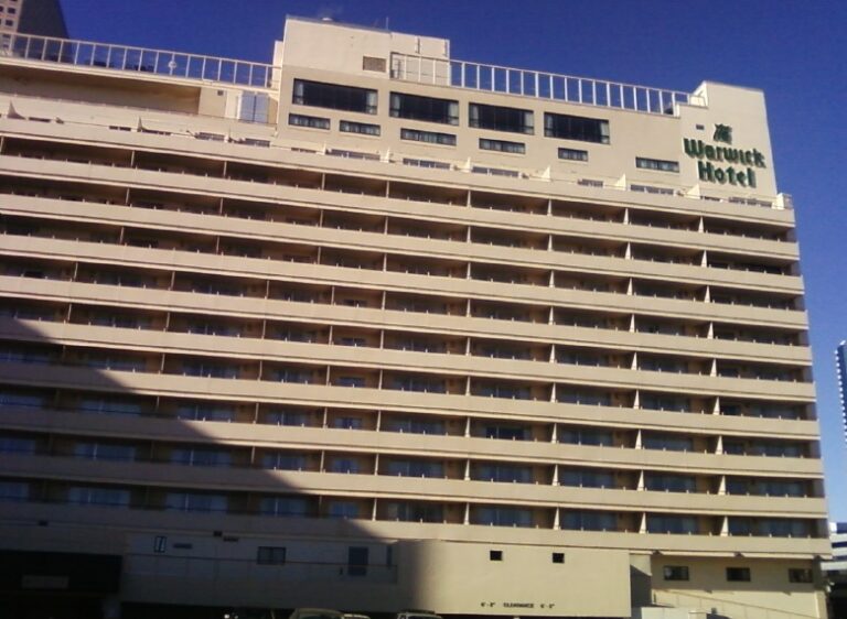 Exterior of the Warwick Denver hotel building in Denver.