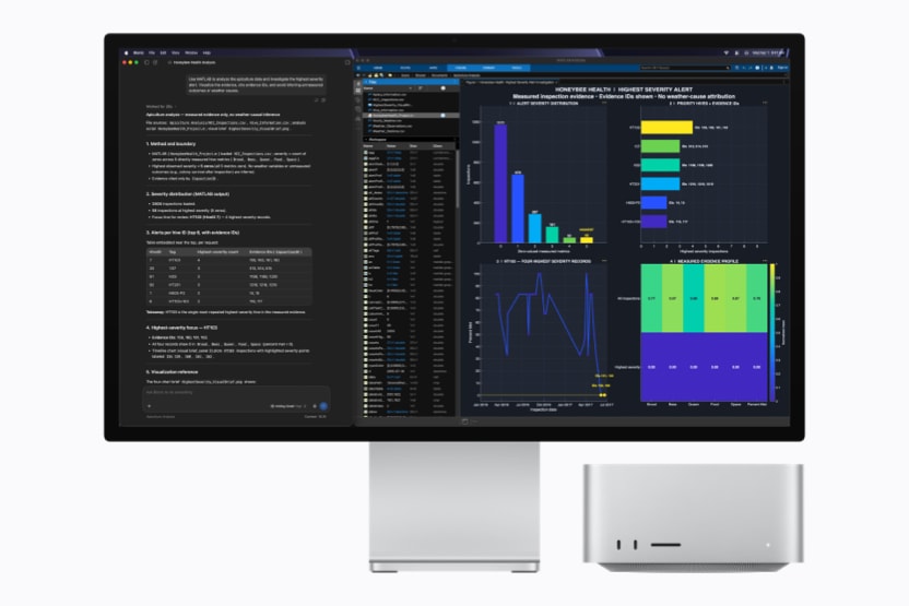 A local LLM running on a Mac Studio via LM Studio