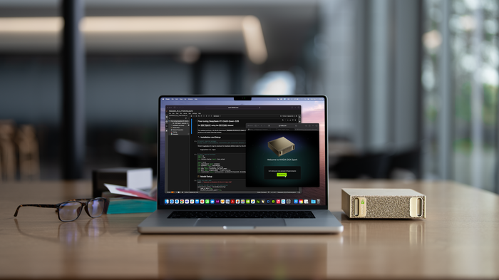 The NVIDIA DGX Spark desktop AI computer