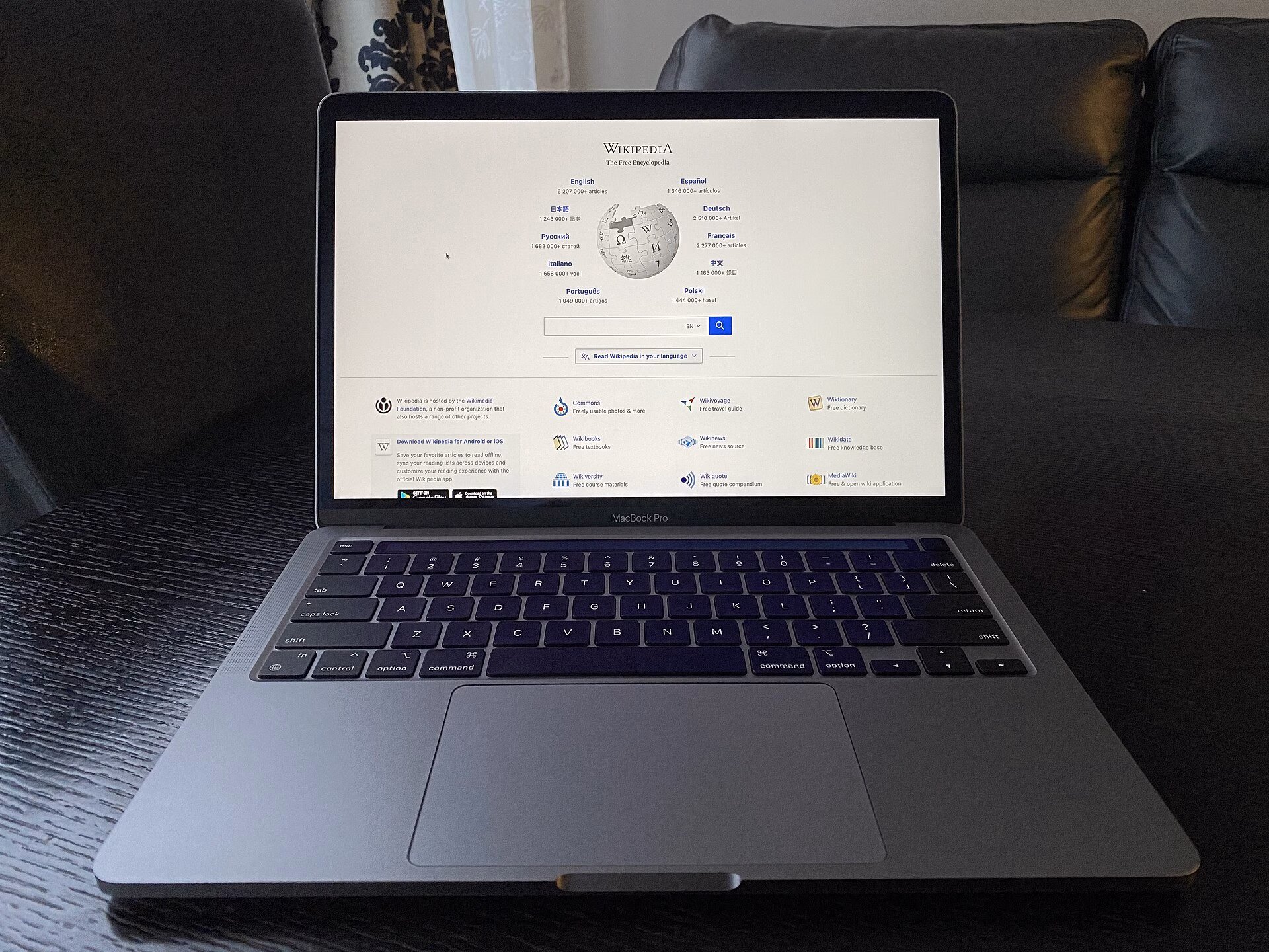 A MacBook Pro