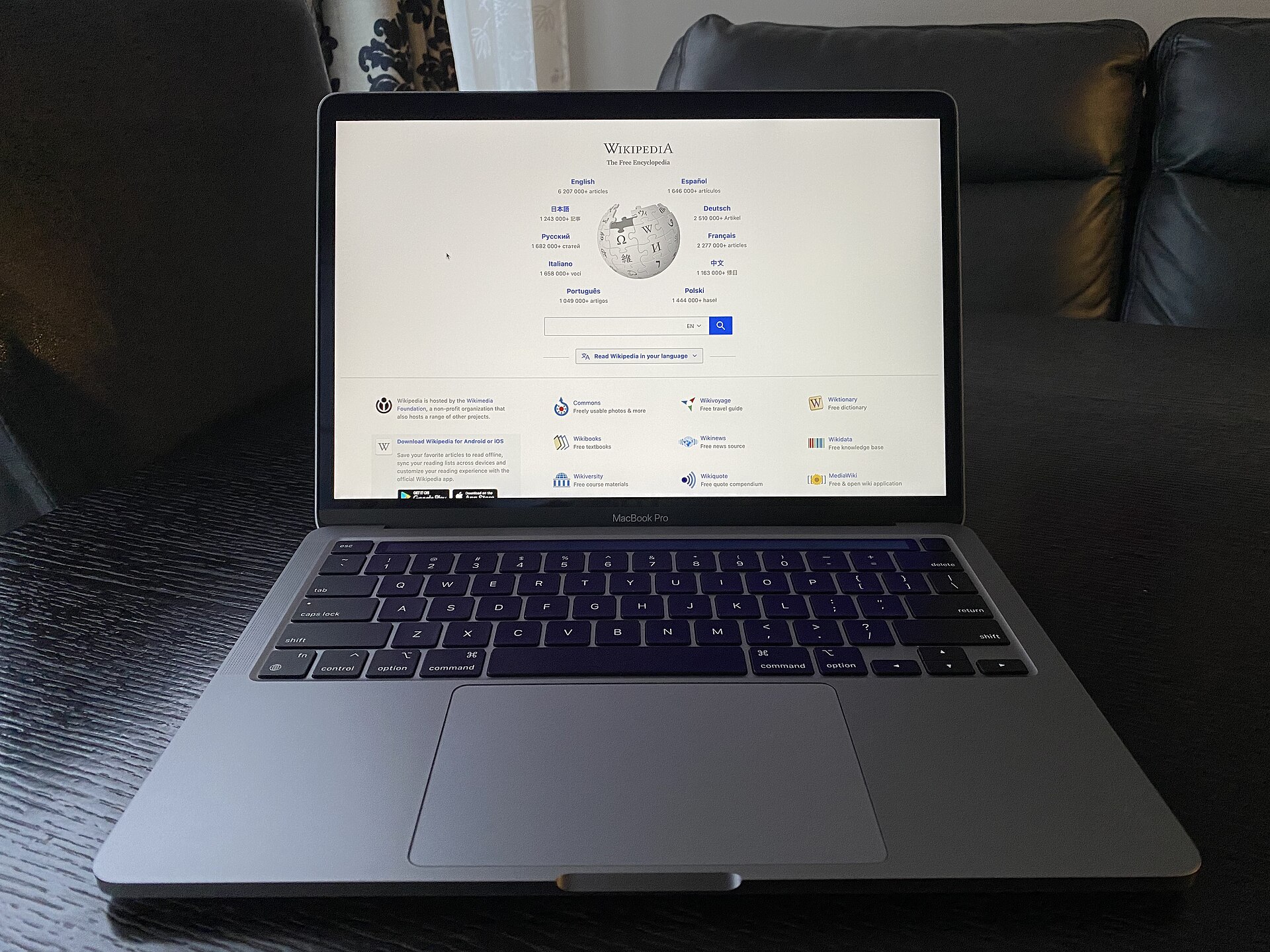 A MacBook Pro