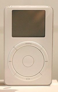First-generation iPod with click wheel