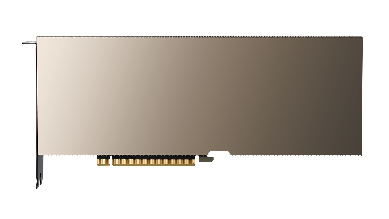 NVIDIA Tesla A100 graphics card designed for data center workloads and AI computing