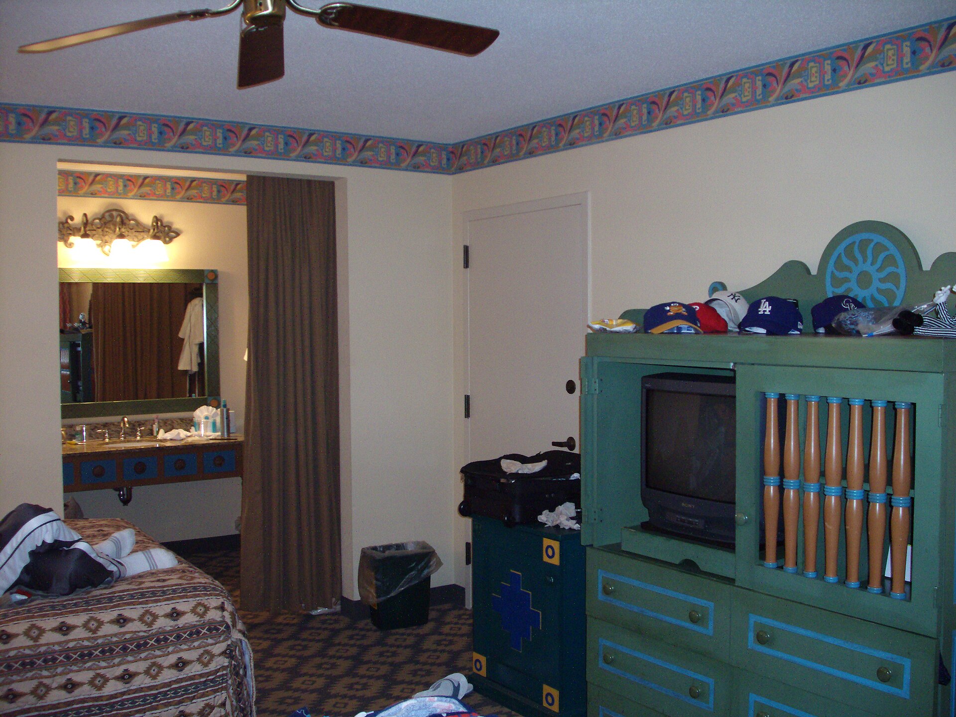 A standard room at Disney's Coronado Springs Resort